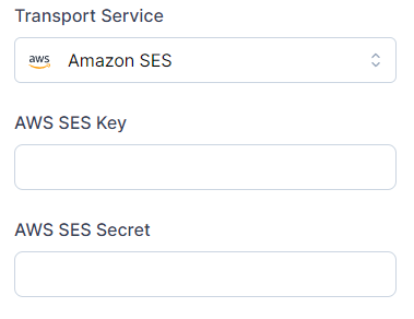 Connect your AWS SES account to use with Mailriser