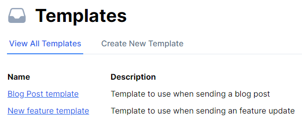 A look at how easy it is to manage templates